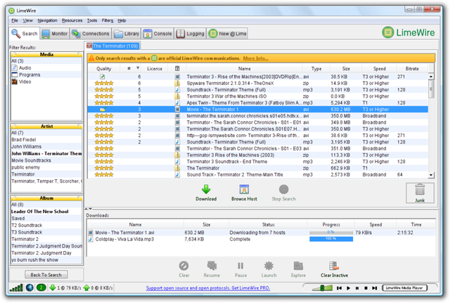 LimeWire and the P2P Wars