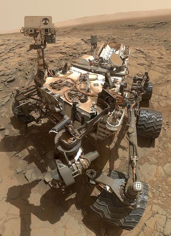 Mars Curiosity Rover Landing